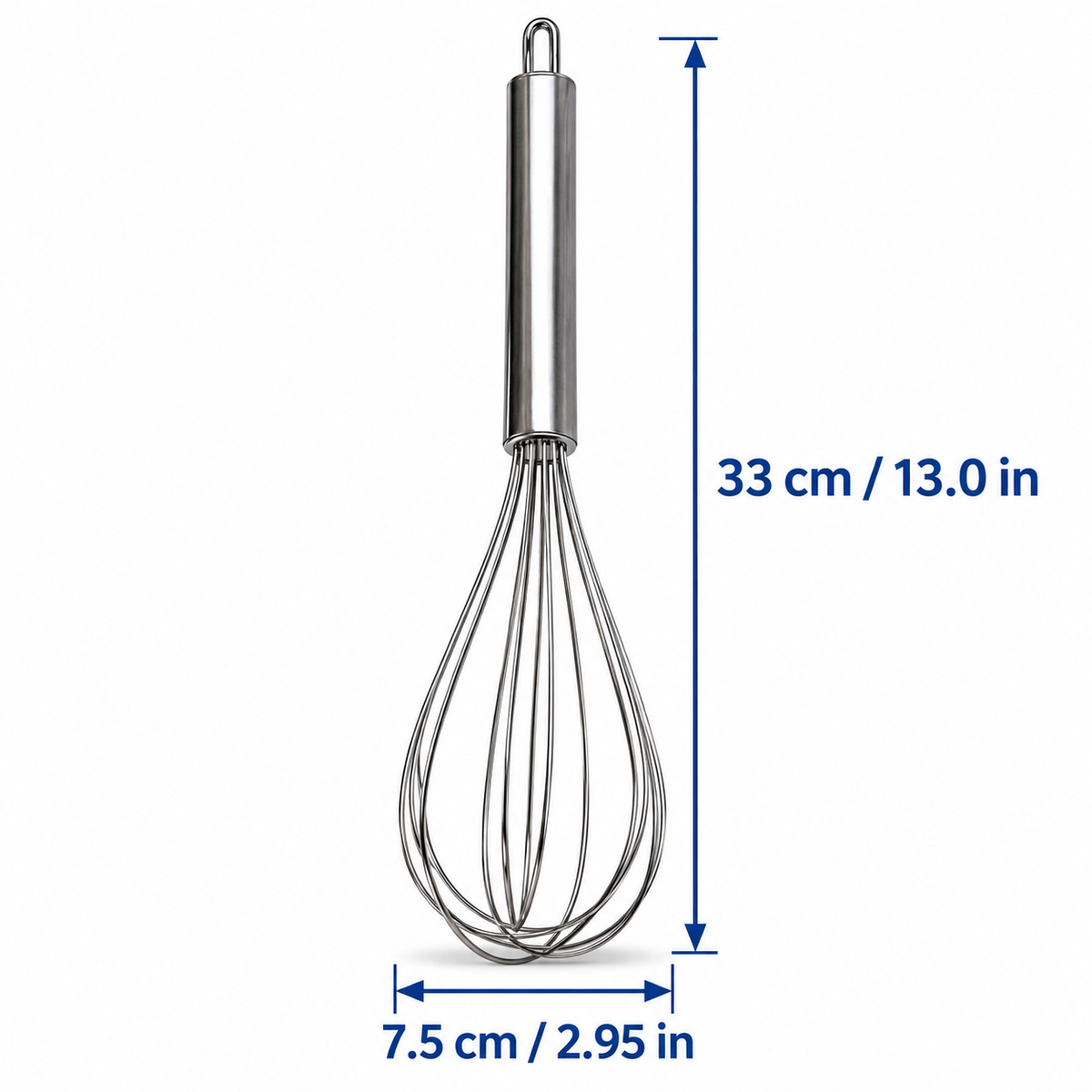 Stainless Steel Manual Kitchen Whisk