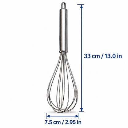 Stainless Steel Manual Kitchen Whisk