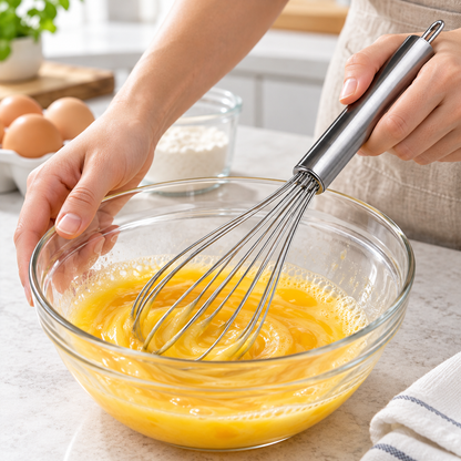 Stainless Steel Manual Kitchen Whisk